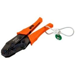 BAHCO - Pince à Sertir à Cliquet Pr Connecteurs Isolés, Câble De Sécurité En Métal 225mm