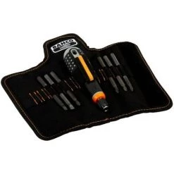 BAHCO - Tvis ERGO, Poignée Caoutchou Et Jeu De Lames Interchangeables à Fente/PH/PZ -7pc