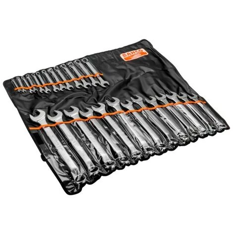 BAHCO - Jeu De Clés Mixtes Contre-coudées, Dimensions Métriques - 26 Pcs/pochette 1 BAHCO - Jeu De Clés Mixtes Contre-coudées, Dimensions Métriques - 26 Pcs/pochette