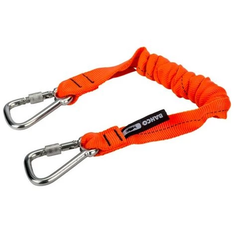 BAHCO - Lanière Orange Haute Visibilité Avec Mousqueton Non Détachable, 12 kg, 1 m 1 BAHCO - Lanière Orange Haute Visibilité Avec Mousqueton Non Détachable, 12 kg, 1 m