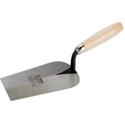 BAHCO - Truelle De Maçon Modèle Seville Avec Poignée En Bois, 200 Mm X 118 Mm