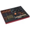 BAHCO - Jeu De Pinces/outils De Frappe/limes/tournevis, Module Mousse 3/3 Fit&Go - 27 pc