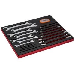 BAHCO - Jeu De Clés/embouts, Module Mousse 3/3 Fit&Go - 51 pcs