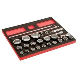 BAHCO - Jeu De Douilles 3/4", Module Mousse 3/3 Fit&Go - 26 Pcs