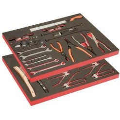 BAHCO - 2 Modules Mousse Pour La Réparation Automobile - 42 Pcs