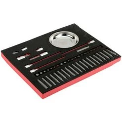 BAHCO - Jeu D’embouts/coupelles Magnétiques, Module Mousse 2/3 Fit&Go - 50 pcs