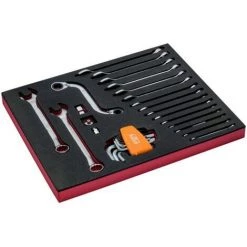 BAHCO - Jeu De Clés Mixtes, Module Mousse 2/3 Fit&Go - 30 pcs