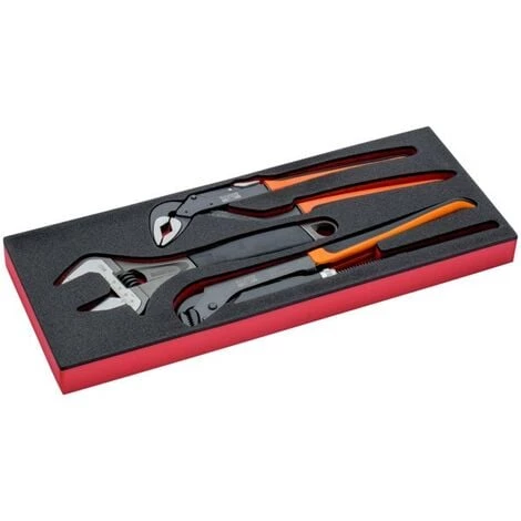 BAHCO - Jeu De Clés Et De Pinces, Module Mousse 1/3 Fit&Go - 3 pcs 1 BAHCO - Jeu De Clés Et De Pinces, Module Mousse 1/3 Fit&Go - 3 pcs