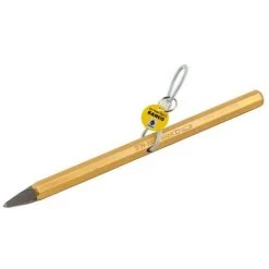 BAHCO - Burin Pointu, Corps Octogonal, Fini Verni Cuivré, Câble De Sécurité Métal 300mm