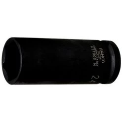 Bahco K7806M-24 - Douille à Choc Longue 6 Pans 1/2", Dimensions Métriques, Et Finition Phosphatée